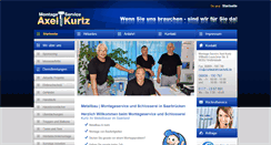 Desktop Screenshot of montageservice-kurtz.de