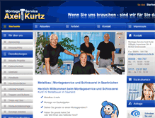 Tablet Screenshot of montageservice-kurtz.de